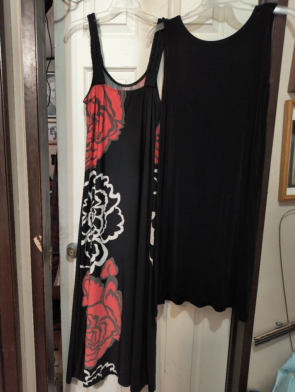 Lot of 2 Sleeveless Midi &.Maxi Polyester Summer Dresses Medium